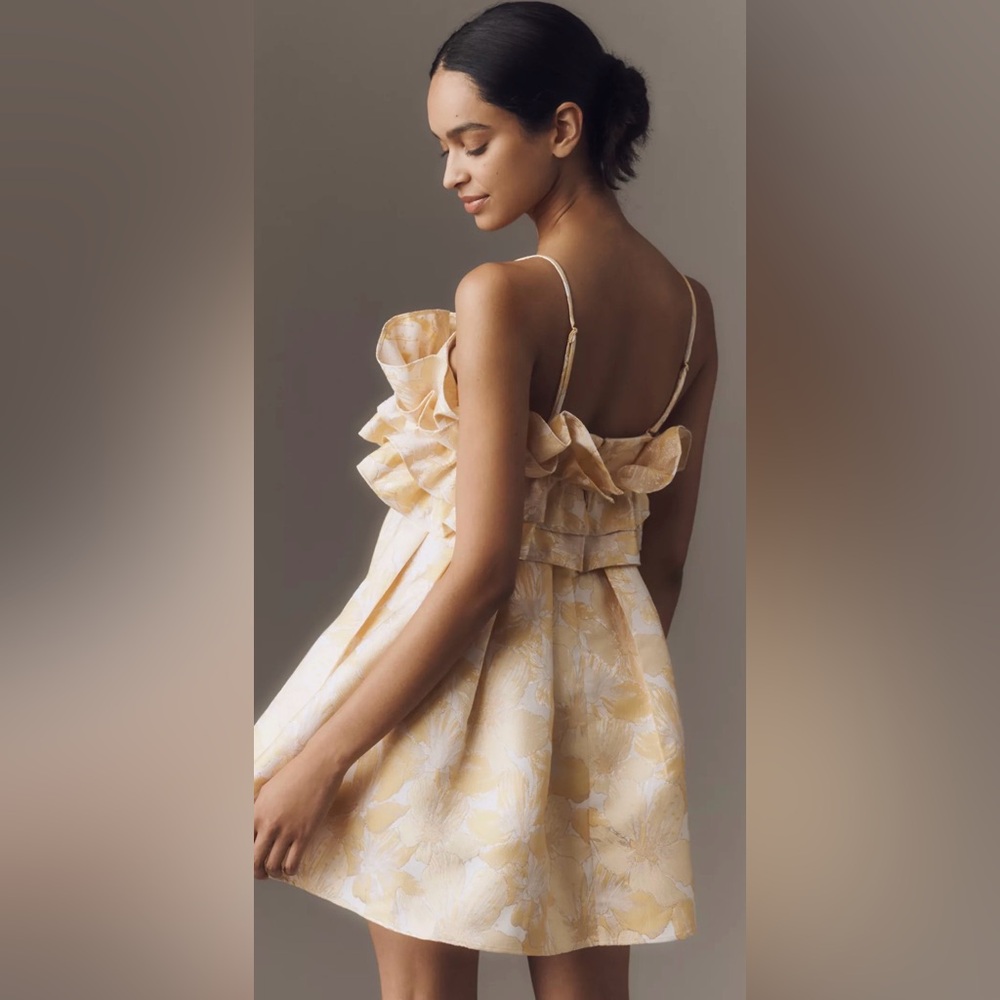 Aureta Strapless Ruffle Mini Dress - Picture 4 of 4